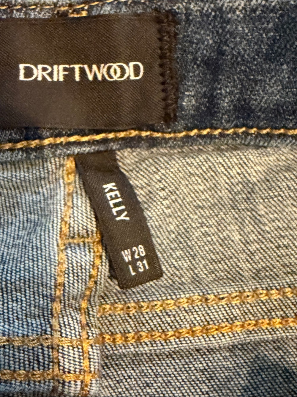 Driftwood Kelly Embroidered Floral Jeans Size 28 Bootcut Boho Stretch - Picture 10 of 14